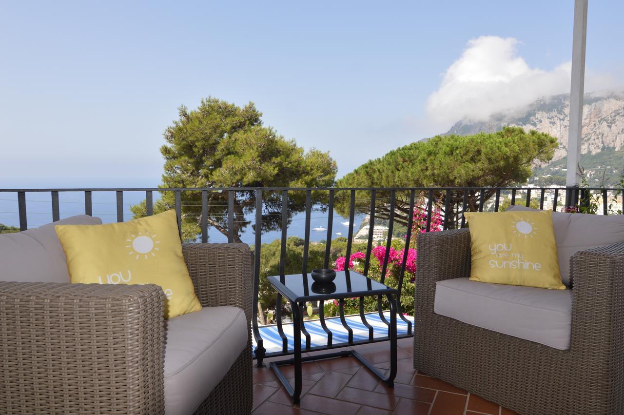Capri Sea View Villa Eksteriør billede